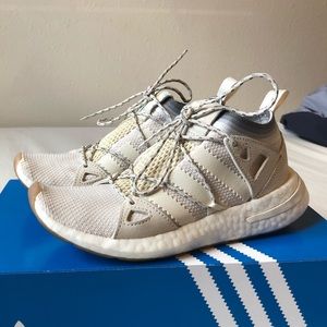 Adidas Originals runners with ultraboost material